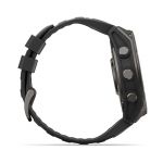 Garmin Fenix 9 – 51mm, DLC Titanium (Black Silicone Band)