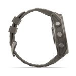 Garmin Fenix 9 – 51mm, Titanium (Pebble Gray Silicone Band)