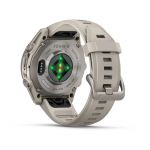 Garmin Fenix 9 – 43mm, Titanium (Fog Gray Silicone Band)