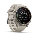 Garmin Fenix 9 – 43mm, Titanium (Fog Gray Silicone Band)