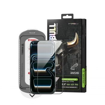 Kính cường lực chống phản quang (iPhone 18 Pro Max / 17 Pro Max) Mipow Ironbull HD Anti-Reflection Silk Tool Kit & Frame Camera Cover