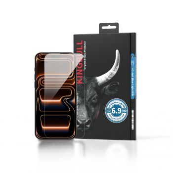 Kính cường lực chống ánh sáng xanh (iPhone 18 Pro Max/17 Pro Max) Mipow Kingbull HD Anti Blue Light Premium Silk