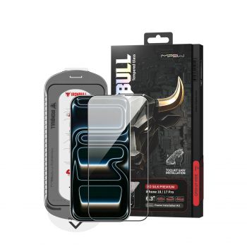 Kính cường lực (iPhone 18 Pro/17 Pro) Mipow Ironbull HD Silk Premium Tool Kit & Frame Camera Cover