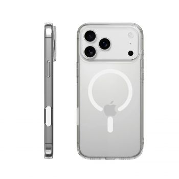 Ốp Lưng Magsafe Mipow Ironbull Button Control Tempered Glass Transparent