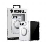 Ốp lưng Magsafe iPhone Duo Mipow Ironbull Tempered Glass Stand Transparent