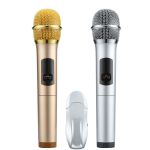 Micro karaoke không dây Excelvan K18U, 2 mic