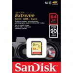 Thẻ nhớ Sandisk extreme SDHC UHS-I Card 64GB speed up to 90 MB/s 600x