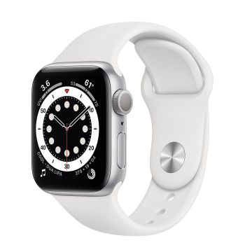 Apple Watch Series 6 GPS, 40mm Aluminium Case with Sport Band