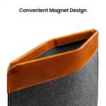 Túi chống sốc Tomtoc Felt & PU Leather For Macbook - H16