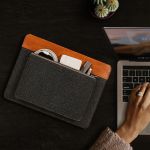 Túi chống sốc Tomtoc Felt & PU Leather For Macbook - H16