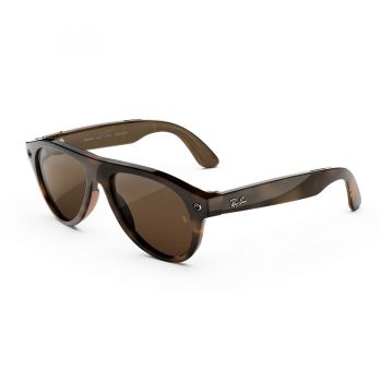 Kính thông minh Ray-Ban Meta Aviator (Gen 3) - Havana Frame/Transitions Brown Lenses