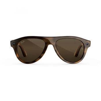 Kính thông minh Ray-Ban Meta Aviator (Gen 3) - Havana Frame/Transitions Brown Lenses