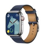 Apple Watch Series 8 Hermès, 41mm Silver Stainless Steel Case with Single Tour