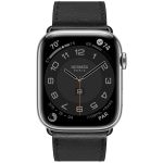Apple Watch Series 8 Hermès, 45mm Silver Stainless Steel Case with Single Tour