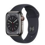 Apple Watch Series 8 (GPS+Cellular) 41mm Stainless Steel with Sport Band