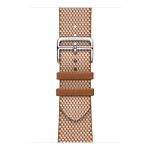 Apple Watch Hermès Series 10 Titanium Case, Toile H Single Tour