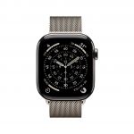Apple Watch Series 11 (GPS+Cellular) 42mm Titanium Case, Milanese Loop