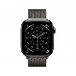 Apple Watch Series 11 (GPS+Cellular) 42mm Titanium Case, Milanese Loop