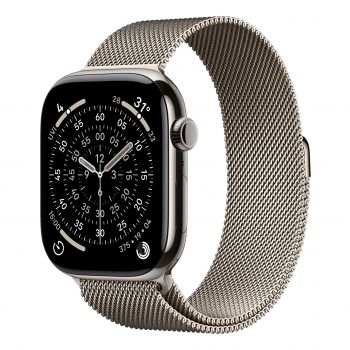 Apple Watch Series 11 (GPS+Cellular) 46mm Titanium Case, Milanese Loop
