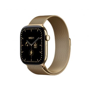 Apple Watch Series 12 (GPS+Cellular) 42mm Titanium Case, Milanese Loop