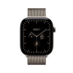 Apple Watch Series 12 (GPS+Cellular) 46mm Titanium Case, Milanese Loop