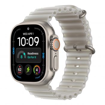 Apple Watch Ultra 4 - 49mm, Natural Titanium (Ocean Band)
