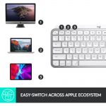 Bàn phím không dây Logitech MX Keys Mini for Mac (Pale Gray)