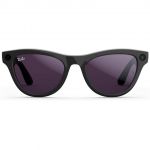 Kính thông minh Ray-Ban Meta Skyler (Gen 2) - Shiny Black with Clear to Amethyst Transitions Lenses