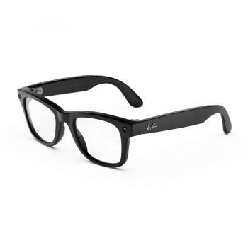 Kính thông minh Ray-Ban Meta Wayfarer (Gen 3) - Transparent Matte Ocean Blue Frame/Transitions Grey Lenses