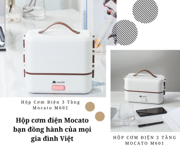 Hộp Cơm Điện 2 và 3 Tầng Của Nhà Mocato